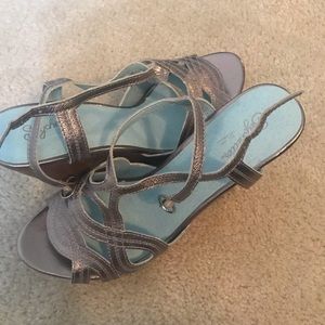 Seychelles Metallic Never Worn Wedges